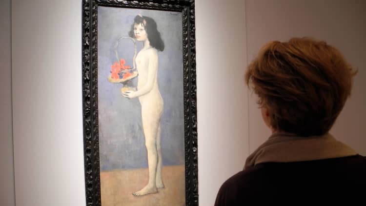 Picasso painting sells for $115 million at Rockefeller auction