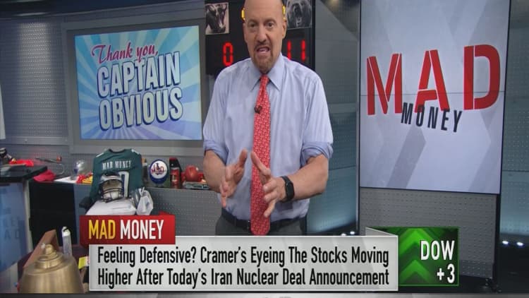 Cramer: Trump's Iran deal announcement showed just how 'stupid' this market is