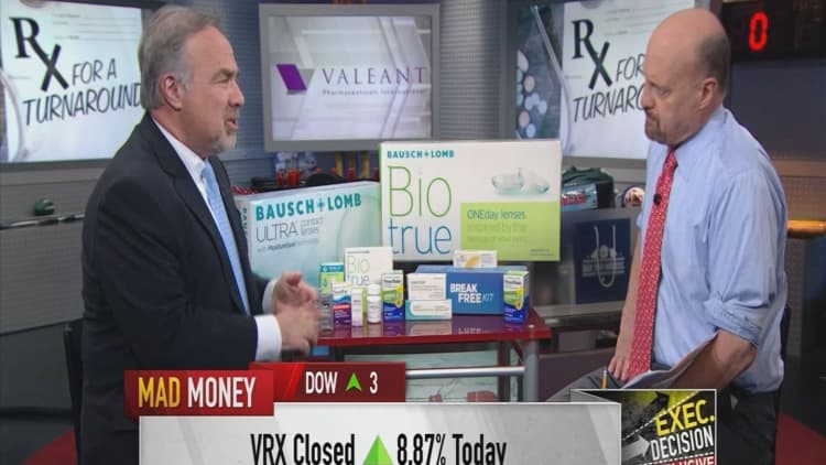 For the first time since 2015, we're seeing organic growth: Valeant Pharma CEO