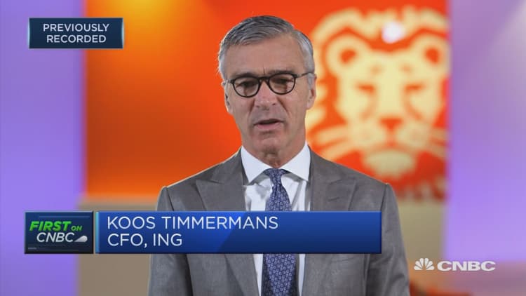 ING ‘particularly happy’ about first-quarter results, CFO says