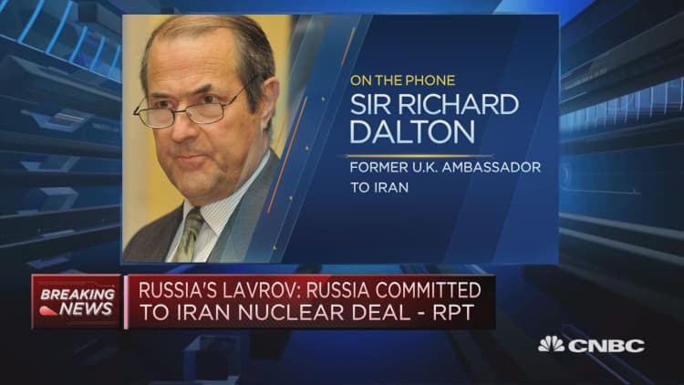 Former UK diplomat: US withdrawal from Iran deal 'deeply disturbing'