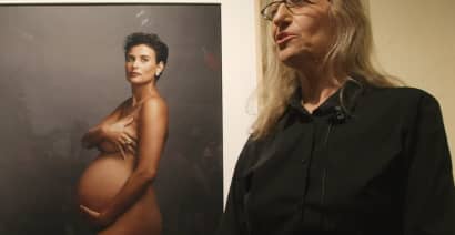 The Vanity Fair photo of Demi Moore pregnant was not meant to appear in public