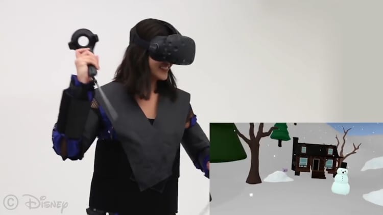 This VR jacket lets you feel what it's like to get hit by a snowball or have a snake on you