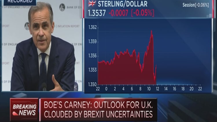 Businesses in a position to prepare for a rate rise, BOE's Carney says
