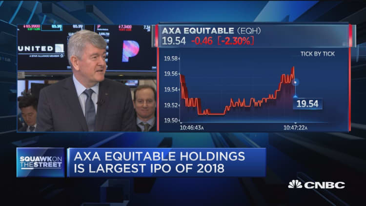 AXA Equitable CEO on IPO