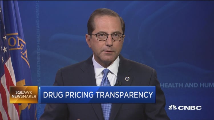 Watch HHS Secretary Alex Azar talk Trump's drug price plans