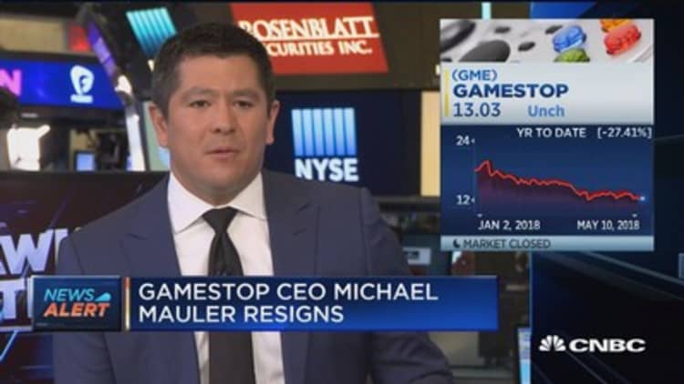 GameStop CEO Michael Mauler resigns