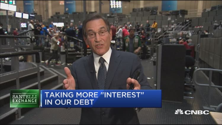 Santelli Exchange: Taking more "interest" in our debt