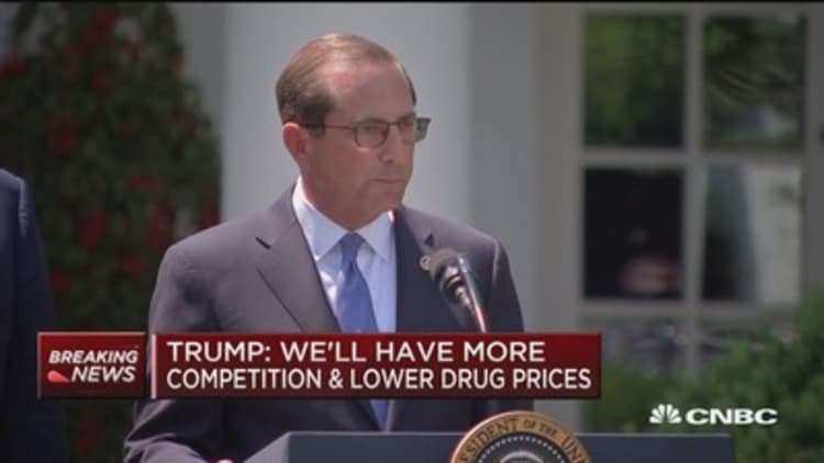 HHS Secretary Azar on drug prices: We’re not going to propose gimmicks