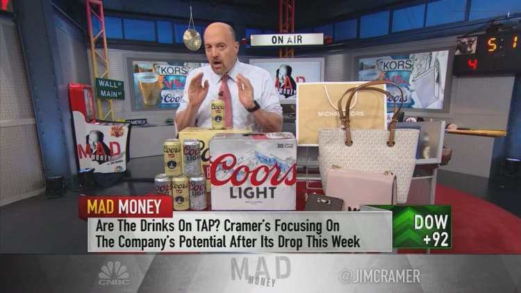 Cramer compares Michael Kors and Molson Coors and picks the better stock