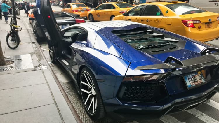 Crypto investors crazy for Lamborghinis