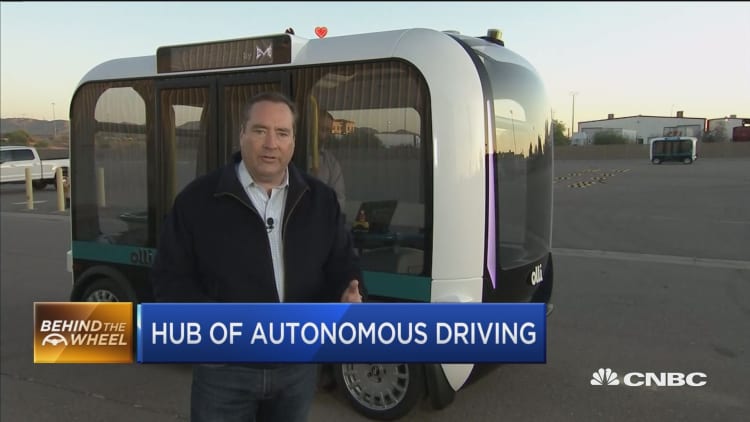 Arizona city becomes hub for self-driving cars