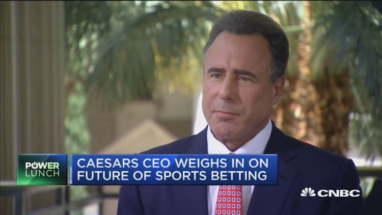 Caesars CEO: We're in the best position to take advantage of legal sports betting