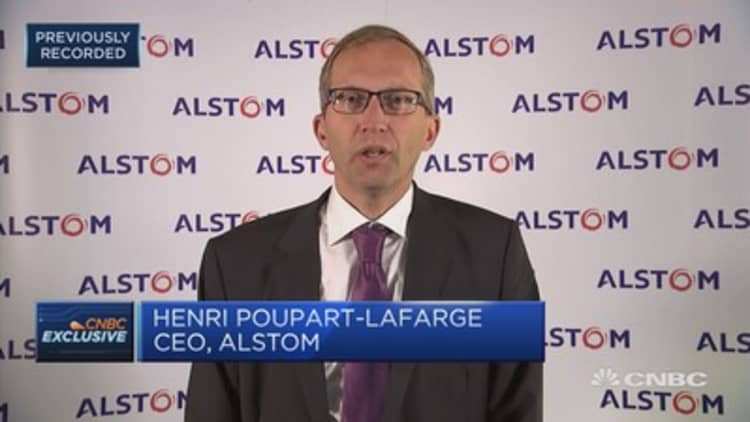 Our two most buoyant projects are in Riyadh and Dubai: Alstom