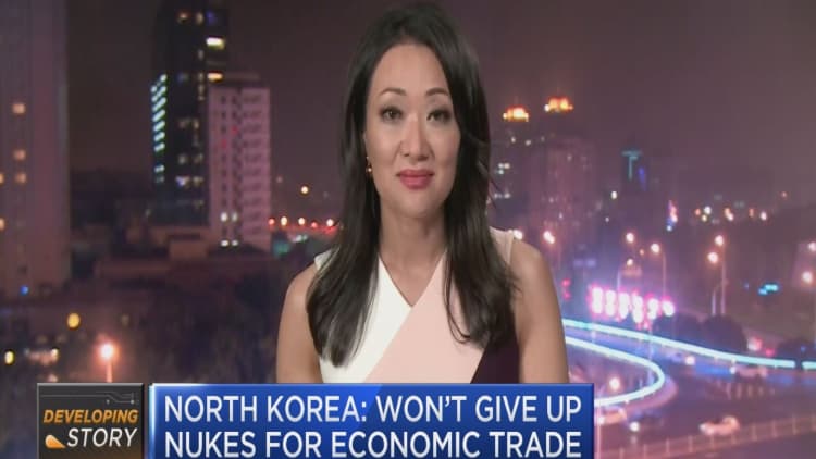 North Korea: Won’t give up nukes for economic trade