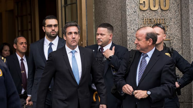 President Trump discloses payment to Michael Cohen