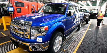Ford is recalling 874,000 pickup trucks in North America for fire risks