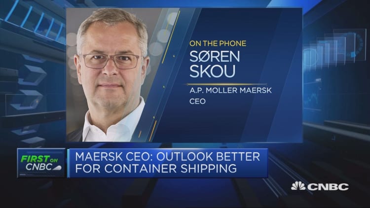 Maersk enjoying some benefits from rise in oil prices, CEO says