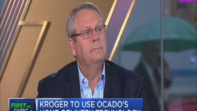 Kroger to use Ocado’s home-delivery tech