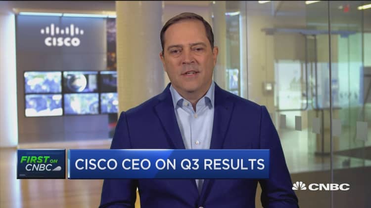 Cisco CEO Chuck Robbins on earnings and outlook