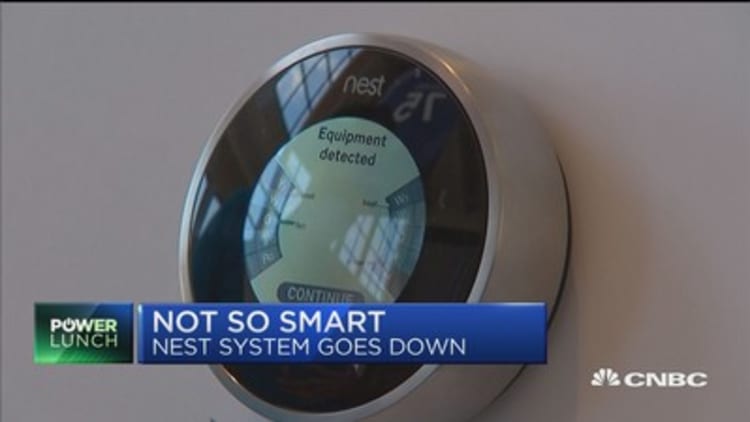 Nest system goes down, locks out users