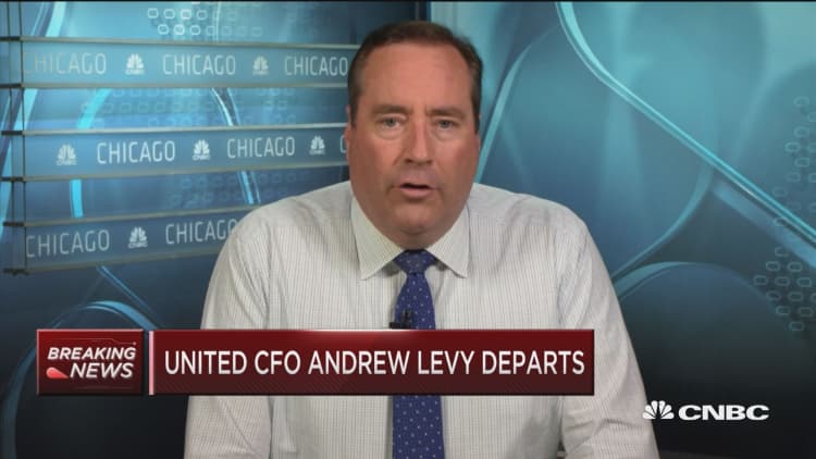 United CFO Andrew Levy departs