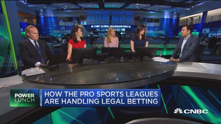 How the pro sports leagues are handling legal betting