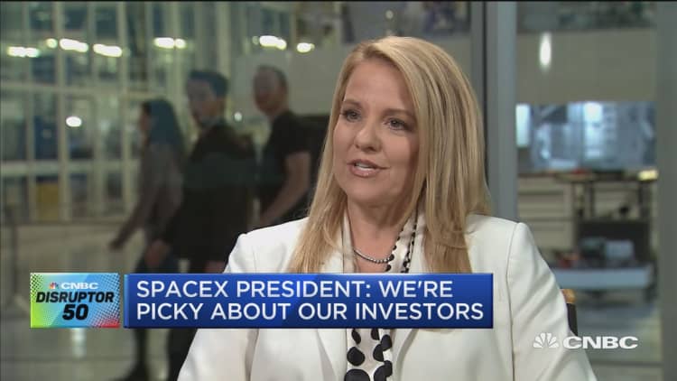 SpaceX president: We're picky about our investors