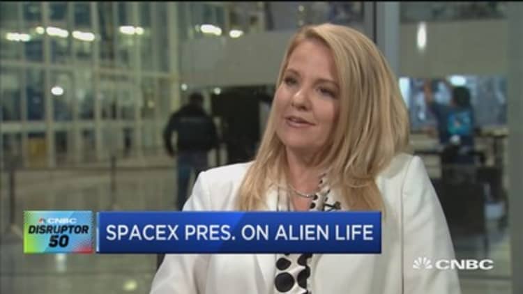 SpaceX president: Mars is a stepping stone to meeting alien life