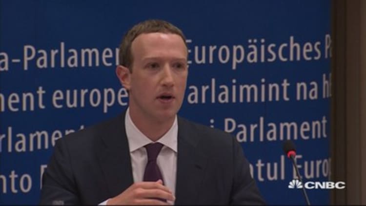 Zuckerberg: Regulation on tech companies is 'inevitable'