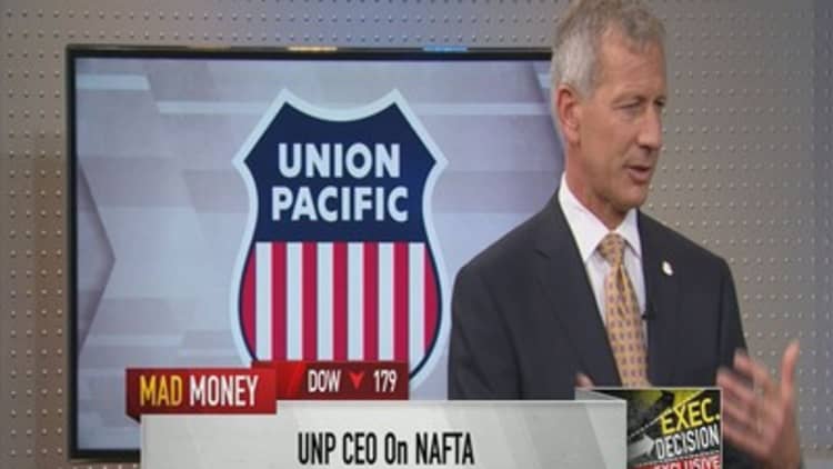 Railroad CEO 'worried about NAFTA'