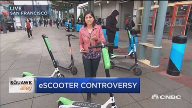 The latest transportation fad: Dockless eScooters