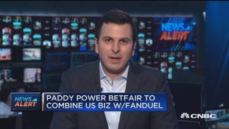 Paddy Power Betfair to merge US business with Fanduel
