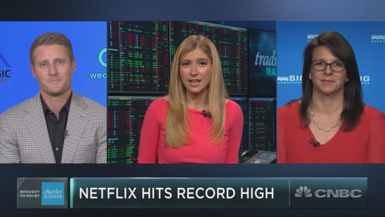 Netflix shares just hit an all-time high, and some say the run isn't over yet