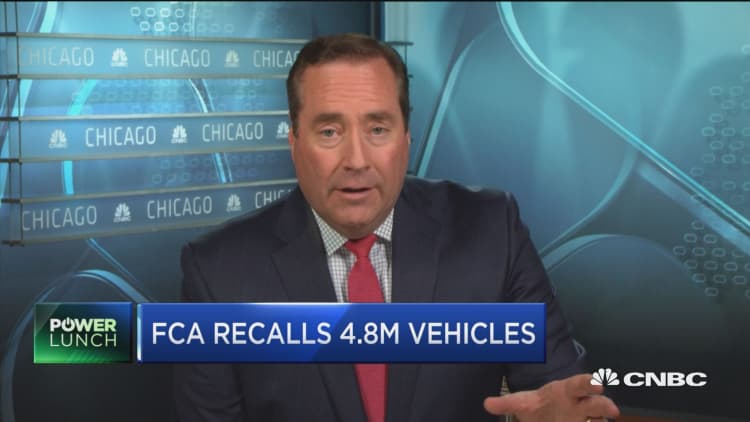Fiat Chrysler recalls 4.8 million vehicles