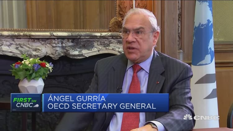 Monetary policy still driving growth: OECD's Gurria