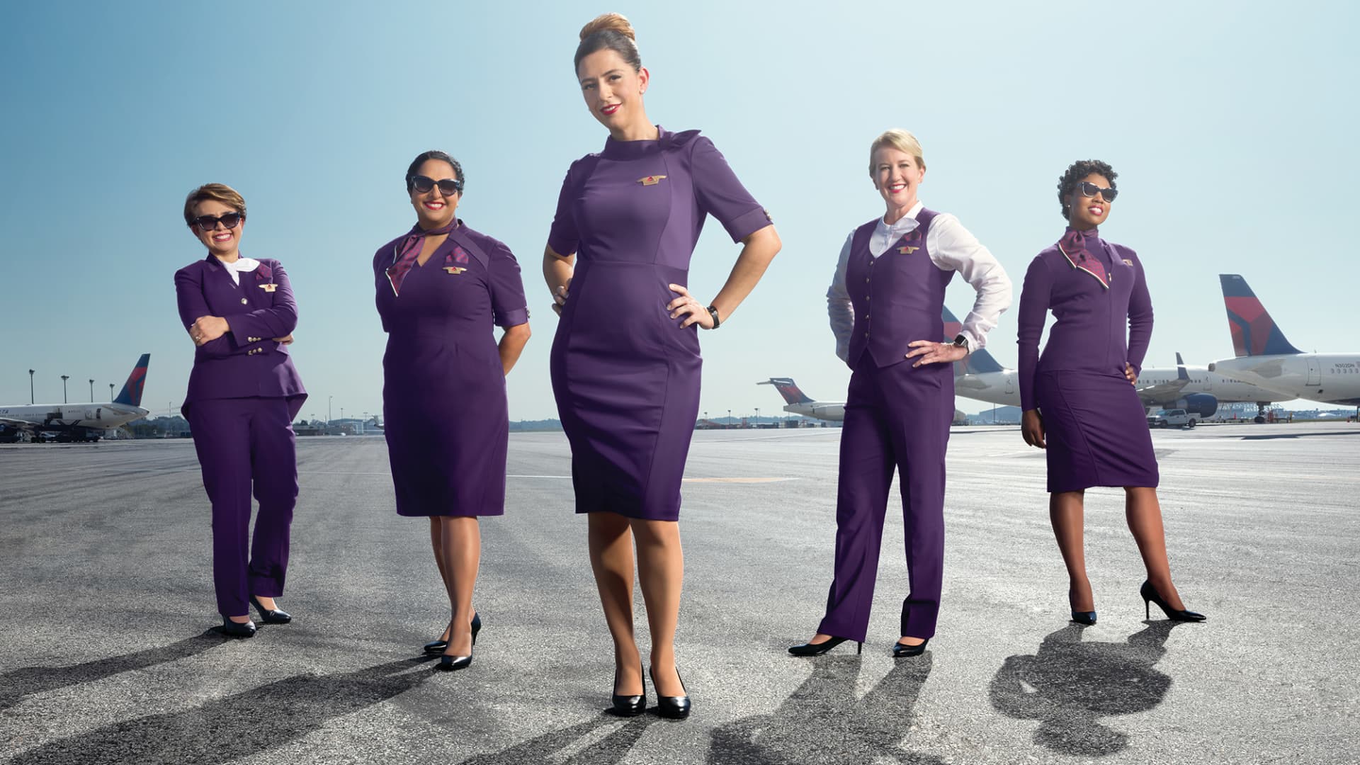 Delta Air Lines' new Zac Posen uniforms will go with shorter heels