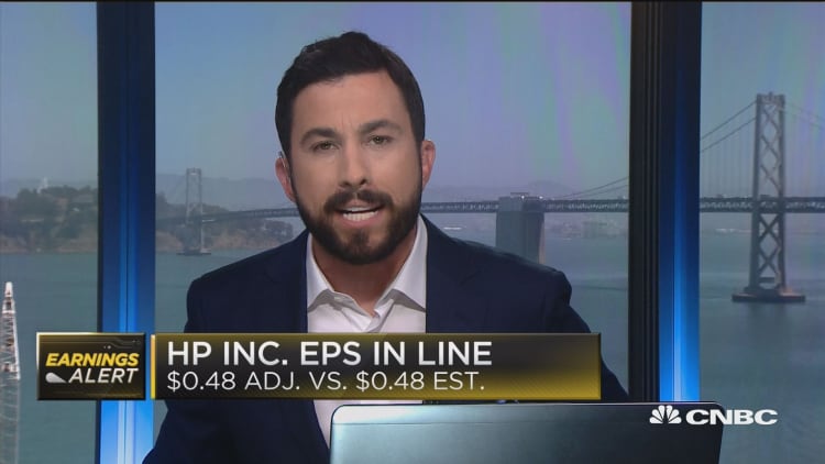 HP Inc. earnings in line, revenue beats