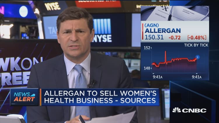 Allergan to sell women's health and infectious disease units: Sources