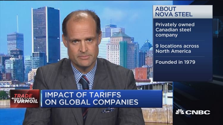 If we get NAFTA deal steel tariffs will go away, says Canadian executive