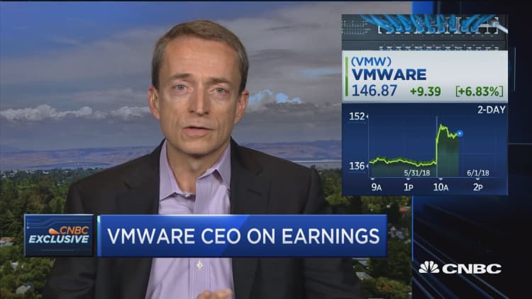 WMware CEO on earnings