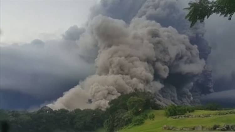 Guatemala volcano eruption kills at least 25 people