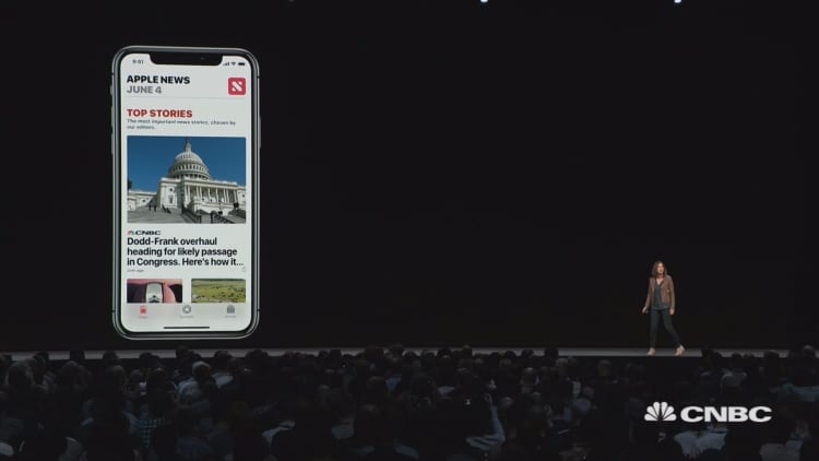 Apple's iOS 12 brings stocks into the News app
