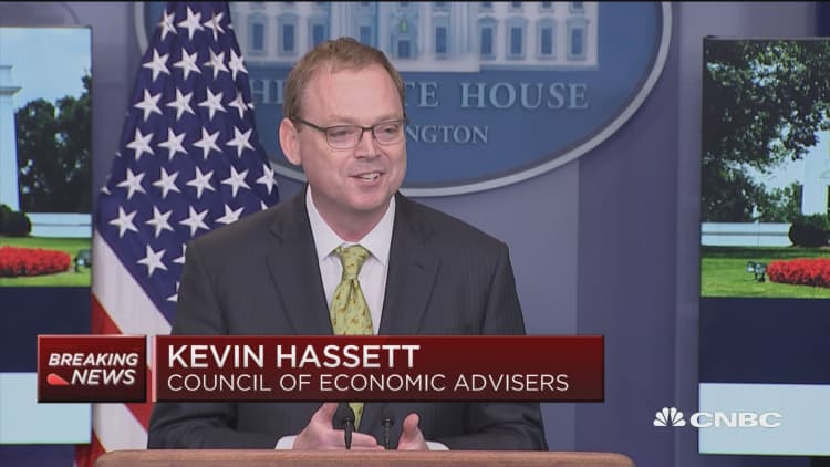 CEA Chair Kevin Hassett speaks about the US economy