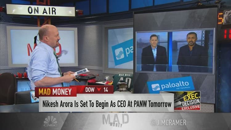 Former SoftBank and Google exec Nikesh Arora talks taking over Palo Alto Networks with outgoing CEO