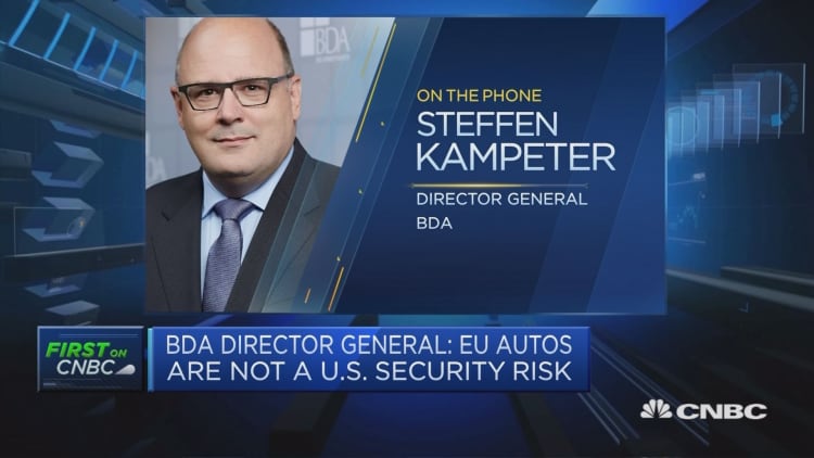 European cars not a security threat to the US: BDA director general
