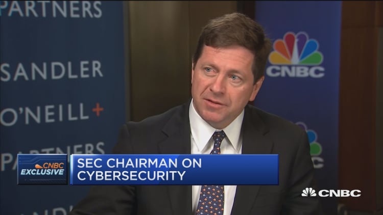 SEC chairman: Like to see more disclosure of cyber risk