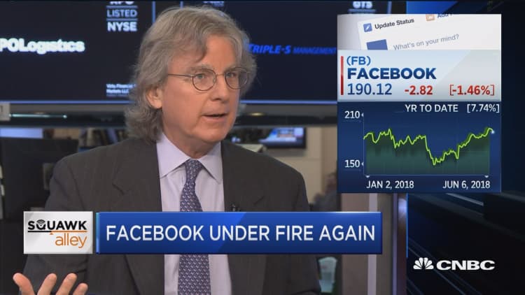 It is inevitable that we'll see regulation of firms like Facebook, says early investor