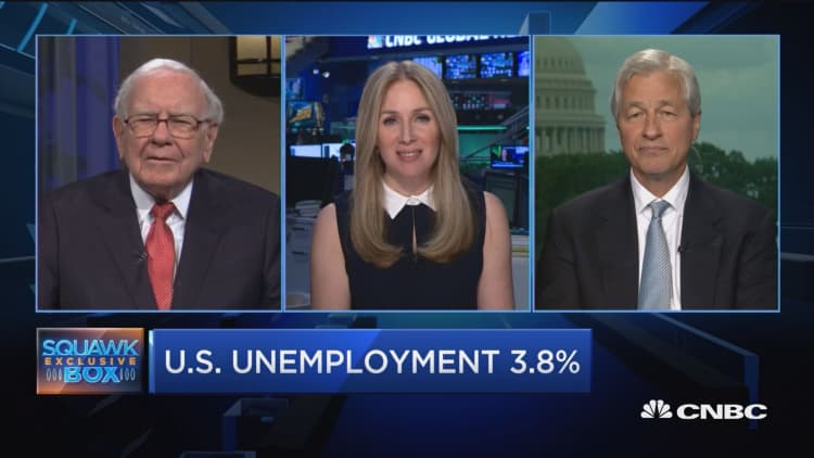 We want wages to go up, says Jamie Dimon