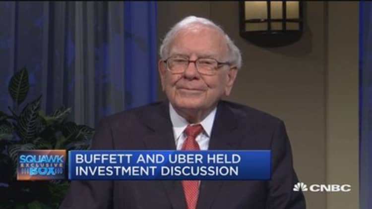 Warren Buffett on investment talks with Uber